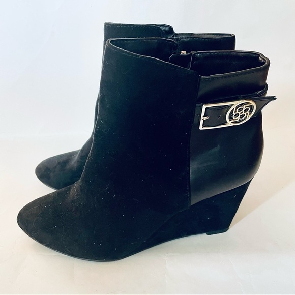 🎯3/$10 Liz Claiborne Ankle Booties Women’s Size 9 Memory Foam - Picture 2 of 9